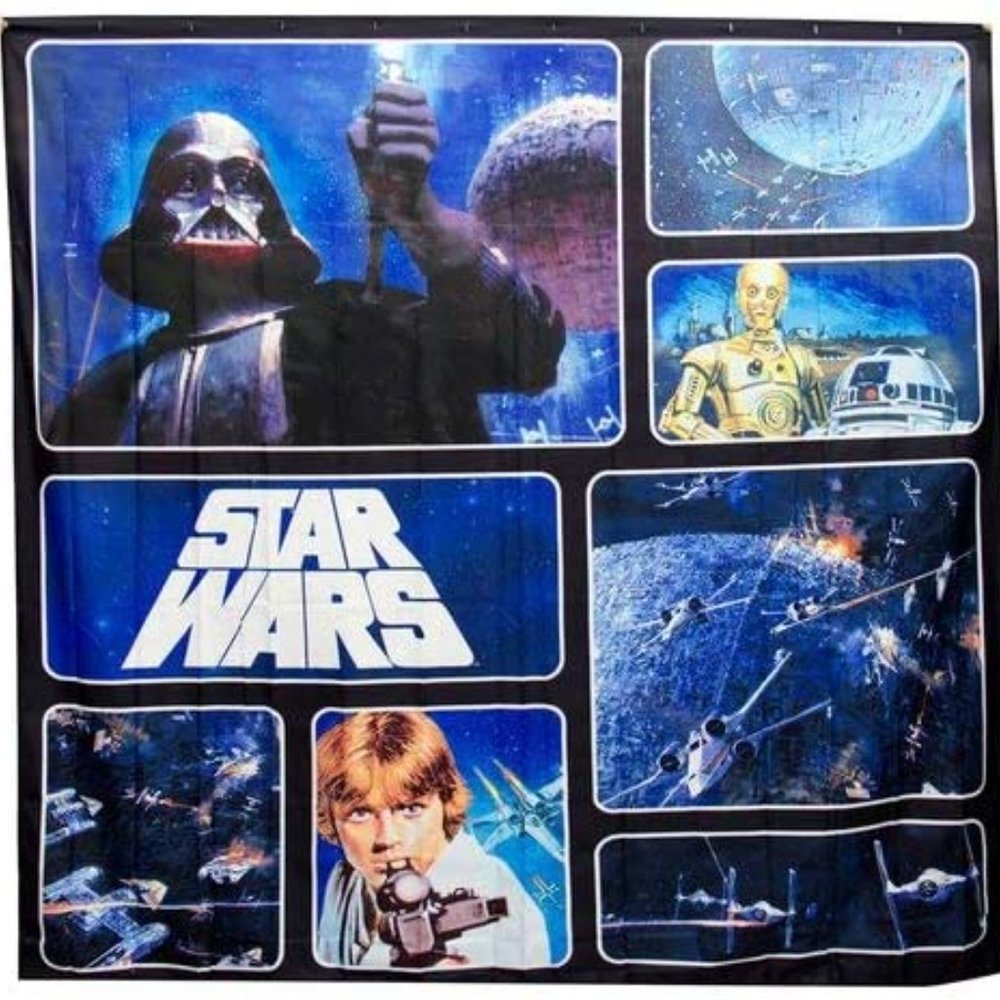 Star Wars classic saga fabric shower curtain
